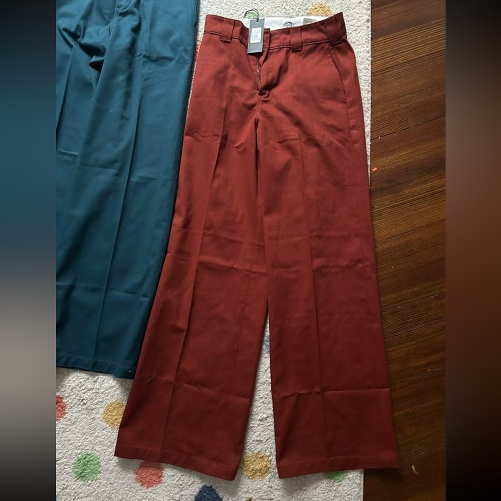 Women's Regular Fit Wide Leg Work Pants